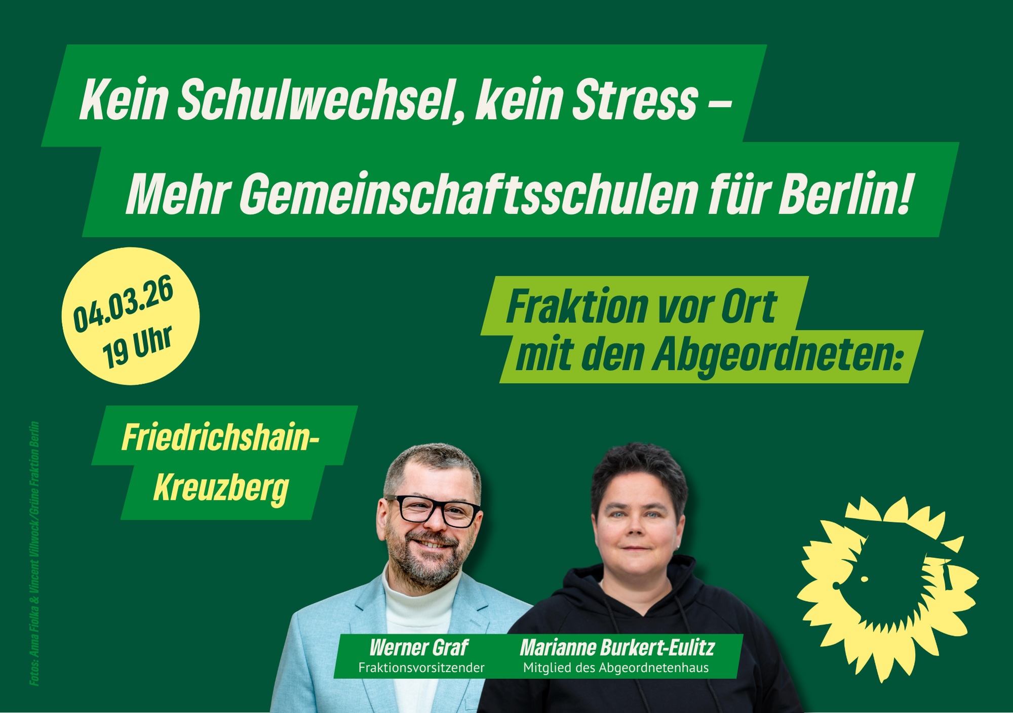 Kein Schulwechsel, kein Stress – Mehr Gemeinschaftsschulen in Berlin! – Fraktion vor Ort in Xhain